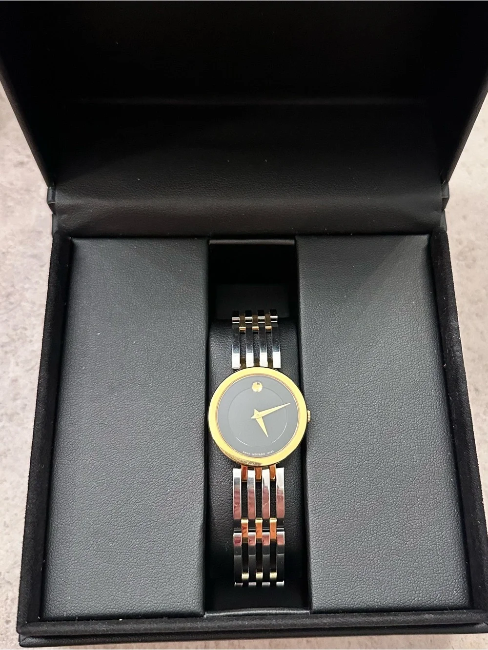 Movado sleek timepiece